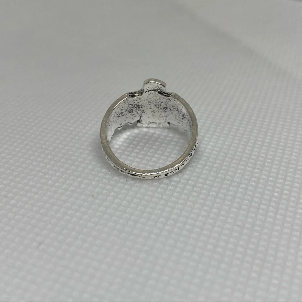 Southwest Style Turquoise American Eagle Ring